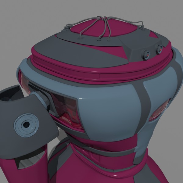 3dsmax robot character - Robo M9 - Material by Tschirner